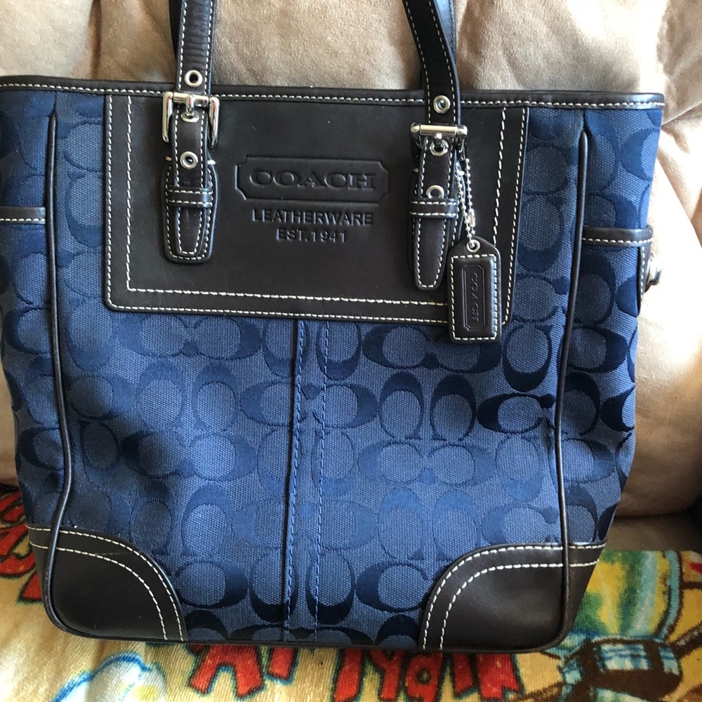 Coach Blue Purse